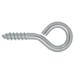 Agatator tip O, cu filet, pentru lemn, din otel, zincat alb, Friulsider 85300B21080F2, 21 x 80 JDP, 4.5 x 30 x 12 mm, set 10 buc