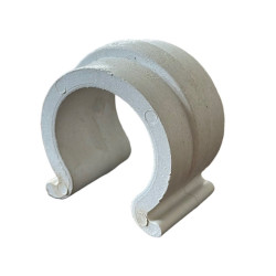 Clips scurt pentru prindere folie solar, PVC, alb, 1/2 inch, set 10 bucati