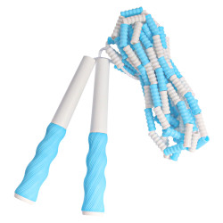 Coarda sarituri HKJR2206, polipropilena + silicon, albastru + alb, 280 cm