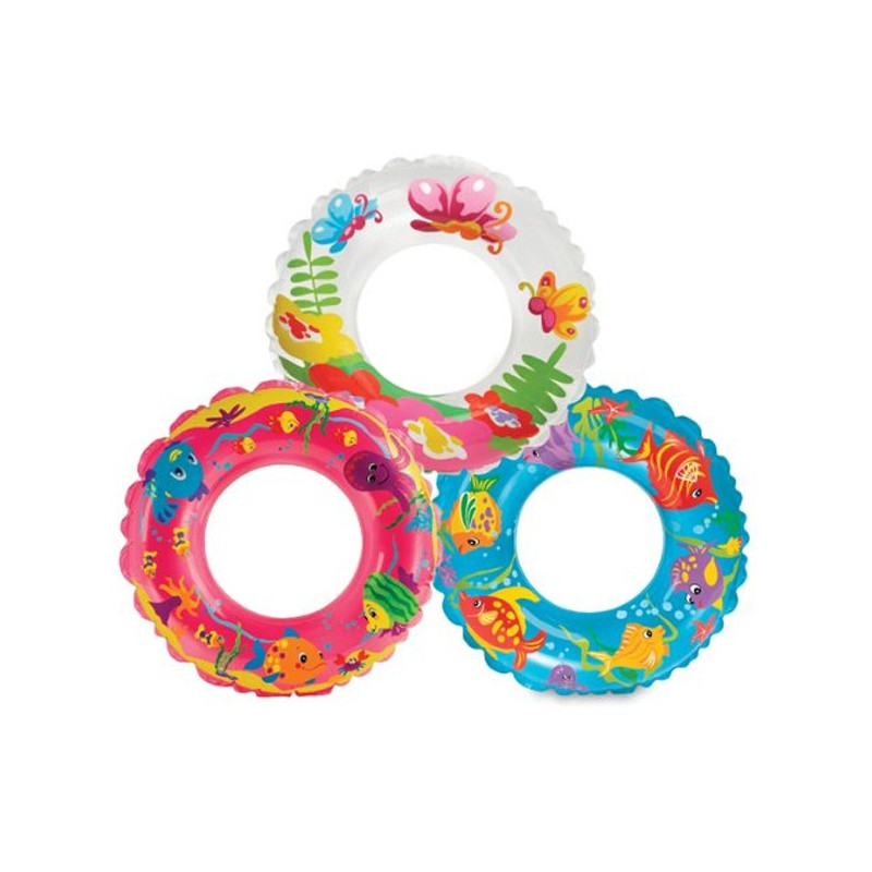 Colac gonflabil inot, copii, Intex 59242 NP, 61 cm, diverse modele