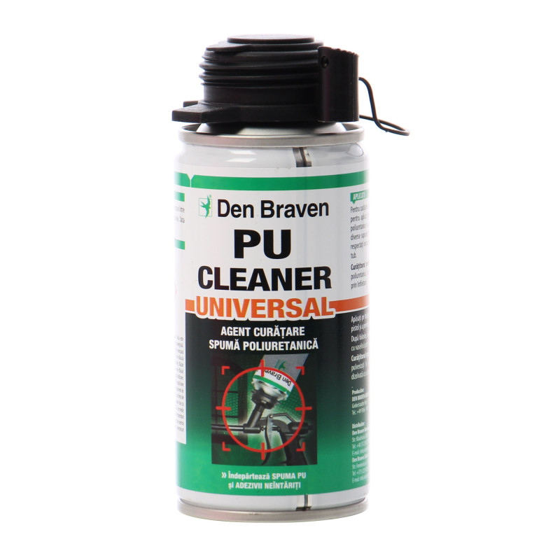 Agent de curatare spuma poliuretanica neintarita, Den Braven PU Cleaner Universal, 150 ml