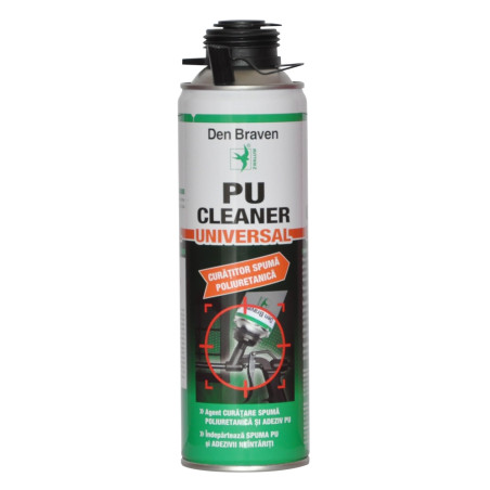 Agent de curatare spuma poliuretanica neintarita, Den Braven PU Cleaner Universal, 500 ml