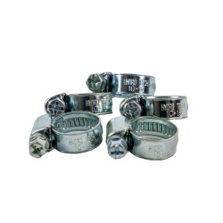 Colier otel galvanizat pentru furtun, 10 - 16 mm, latime 9 mm