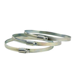 Colier otel galvanizat, pentru furtun, 100 - 120 mm, latime 8 mm