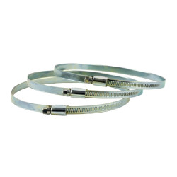 Colier otel galvanizat, pentru furtun, 120 - 140 mm, latime 9 mm