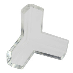 Coltar protector din PVC 288, transparent, grosime 3 mm, 4 bucati / set
