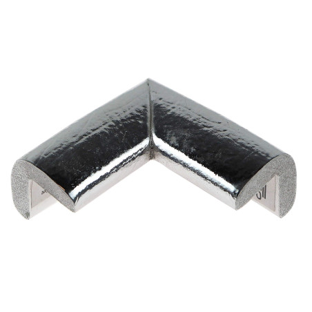 Coltar protector din spuma de cauciuc AC-106, subtire, argintiu metalizat, grosime 6 mm