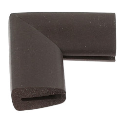 Coltar protector muchii din spuma de cauciuc AC-150, maro, grosime 2 mm