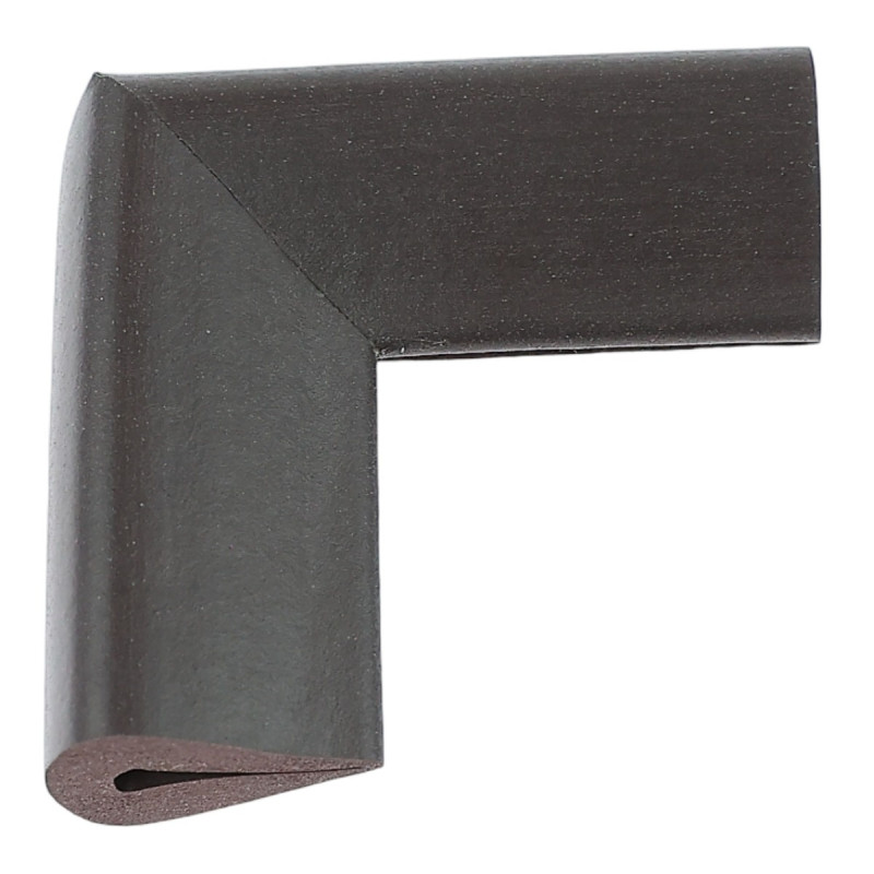 Coltar protector muchii din spuma de cauciuc AC-153, maro, grosime 5 mm