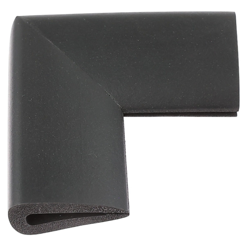 Coltar protector muchii din spuma de cauciuc AC-157, negru, grosime 9 mm