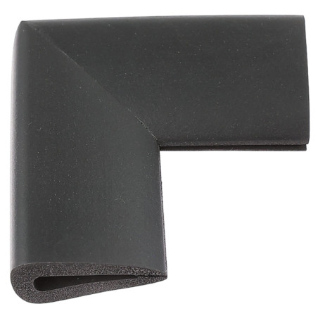 Coltar protector muchii din spuma de cauciuc AC-157, negru, grosime 9 mm