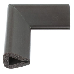 Coltar protector muchii din spuma de cauciuc AC-159, maro, grosime 20 mm