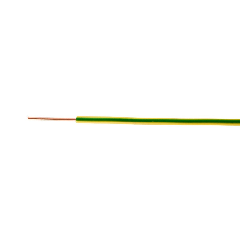 Conductor electric FY / H07V-U 1.5 mmp verde - galben, cupru