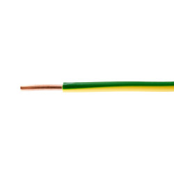 Conductor electric FY / H07V-U 10 mmp verde - galben, cupru