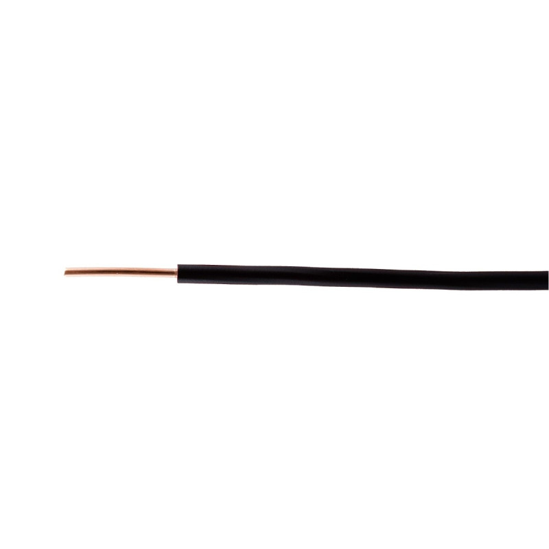 Conductor electric FY / H07V-U 2.5 mmp negru, cupru