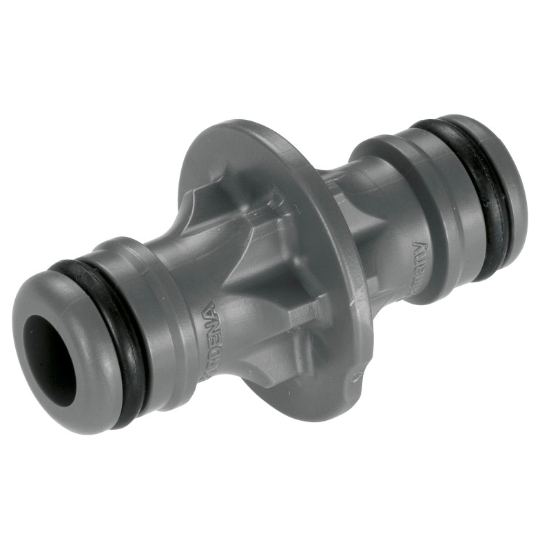 Conector 2 cuple Gardena 00931-50, plastic, 3/4 - 1/2 inch