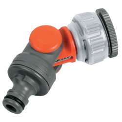 Conector furtun Gardena 02998-20, unghiular , plastic, 1/2 - 1 inch
