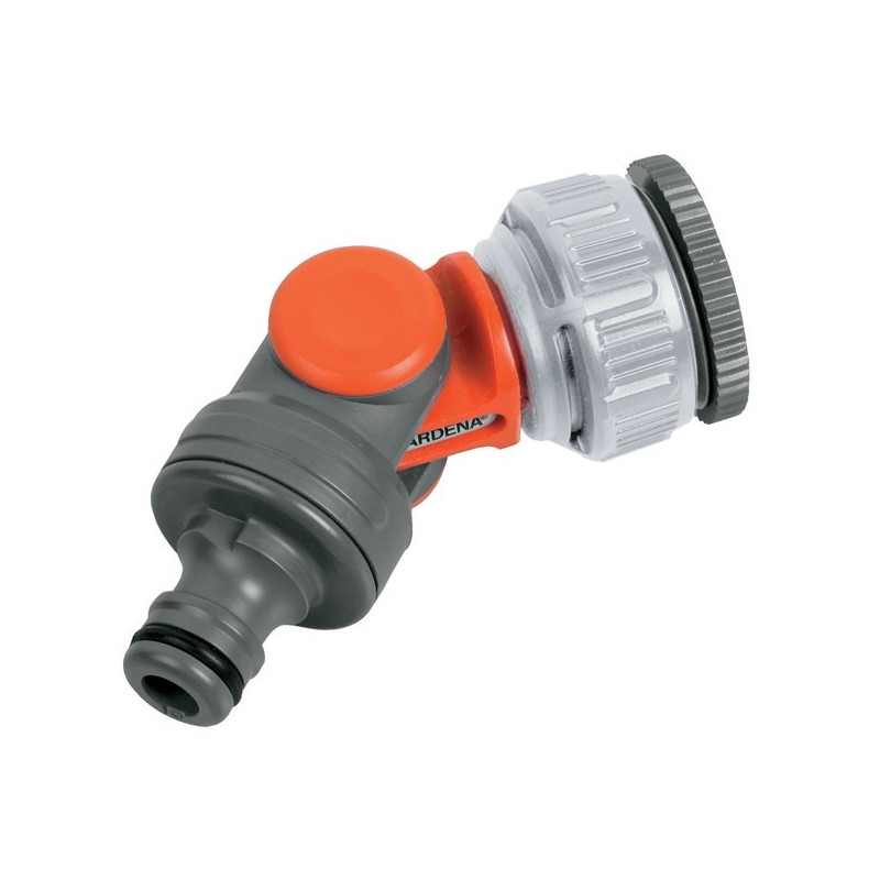 Conector furtun Gardena 02998-20, unghiular , plastic, 1/2 - 1 inch
