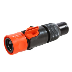 Conector furtun Gardena profi 02819-20, plastic, cu robinet, 3/4 inch