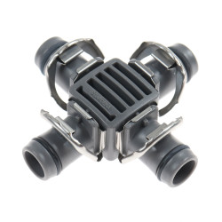 Conector Gardena MI 8339, 4 cai, pentru conducta micropicurare, 1/2 inch