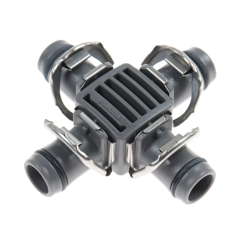 Conector Gardena MI 8339, 4 cai, pentru conducta micropicurare, 1/2 inch
