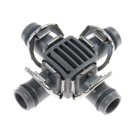 Conector Gardena MI 8339, 4 cai, pentru conducta micropicurare, 1/2 inch