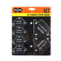 Conector magnetic, pentru sudura, Holzer MGS-6, set 6 bucati