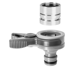 Conector robinet cu adaptor Cell Fast, filet interior, plastic, 22 / 24 mm