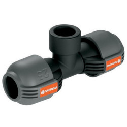 Conector T Gardena 02790-20, 25 mm, cu filet interior, plastic, 3/4 inch