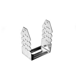 Conector universal pentru constructii din lemn, din otel, 48 x 30 x 125 mm