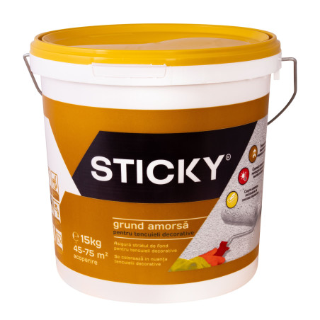Amorsa pentru tencuiala decorativa Sticky, interior / exterior, 15 kg