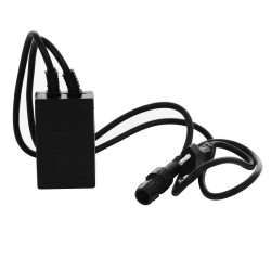 Controler Hoff pentru cablu luminos de maxim 20 metri, D 11 mm, negru