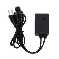 Controler Hoff SNI-C10M pentru cablu luminos de maxim 10 metri, D 11 mm, 8 jocuri de lumini, negru