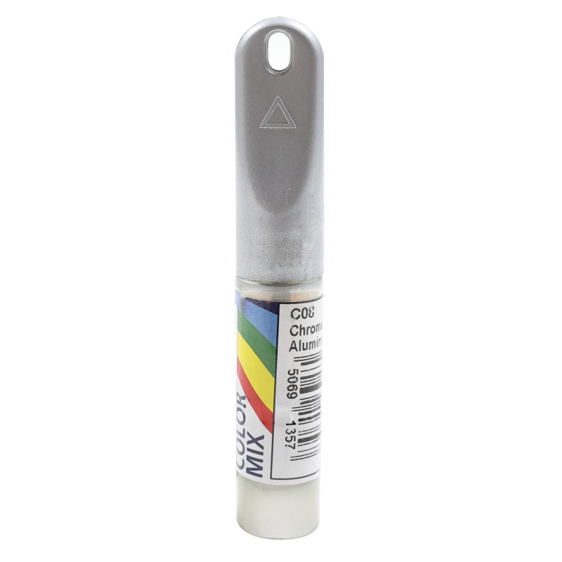 Corector auto Colormix Stift Chrome Aluminium, pentru intretinere caroserie, gri aluminiu, 12.5 ml