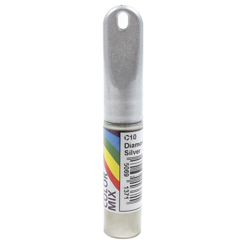 Corector auto Colormix Stift Diamond Silver, pentru intretinere caroserie, argintiu, 12.5 ml