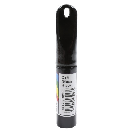 Corector auto Colormix Stift Gloss Black, pentru intretinere caroserie, negru lucios, 12.5 ml