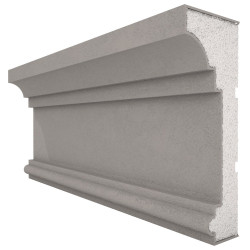 Cornisa decorativa, polistiren expandat, NC104, 200 x 22 x 8 cm