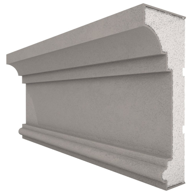 Cornisa decorativa, polistiren expandat, NC104, 200 x 22 x 8 cm