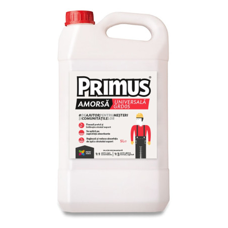 Amorsa perete Primus GRD05, interior / exterior, 5 L