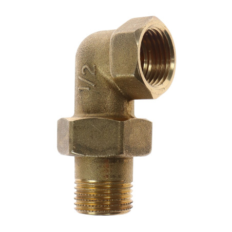 Cot cu racord olandez A98FF, alama, FI-FE, 1/2"
