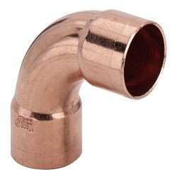Cot cupru, interior-interior, D 15 mm, 90 grade, Viega 5090