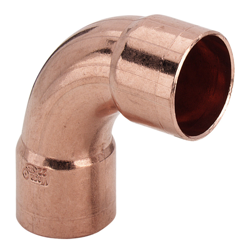 Cot cupru, interior-interior, D 18 mm, 90 grade, 5002