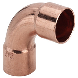Cot cupru, interior-interior, D 22 mm, 90 grade, 5002