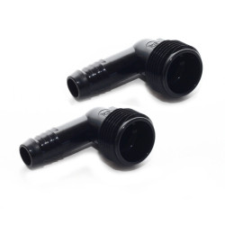 Cot Funny pipe, pentru asamblarea aspersoarelor, negru, polipropilena, 3/4", set 2 buc