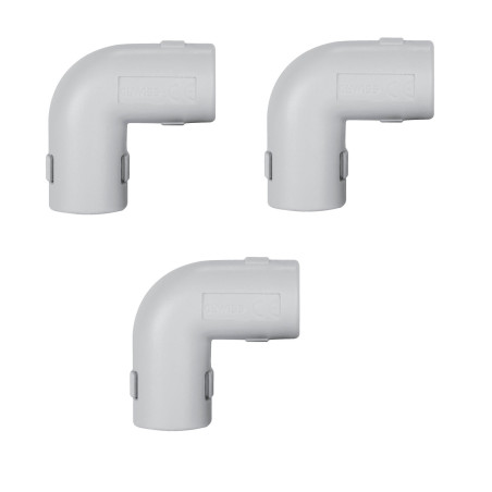Cot pentru tub rigid, D 20 mm, Gewiss DX40320DY - set 3 bucati