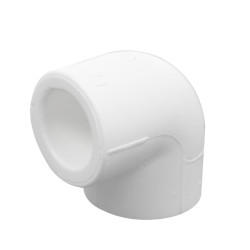 Cot PPR, 20 x 20 mm, alb, 90 grade