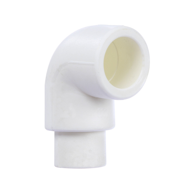 Cot PPR, redus, 20 x 20 mm, alb, 90 grade