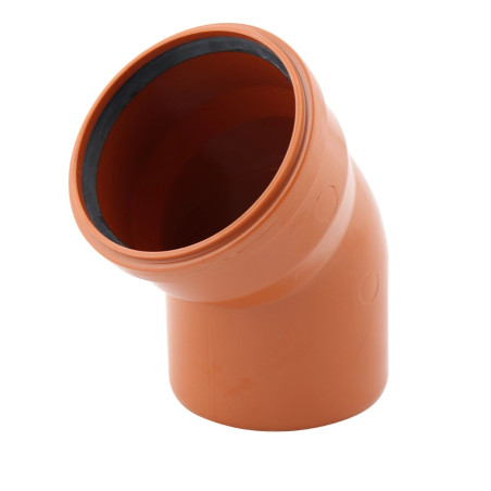 Cot PVC cu inel, D 160 mm, 45 grade