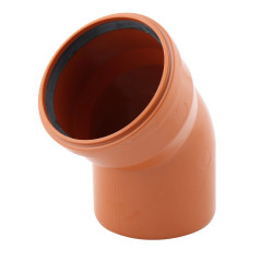 Cot PVC cu inel, D 250 mm, 45 grade