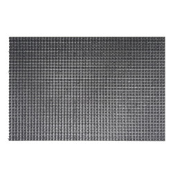 Covor intrare exterior Queens 402, 39 x 60 cm, polietilena, gri, dreptunghiular